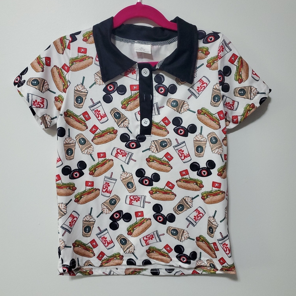 Boutique Boys Polo With 4 New Croc Charms